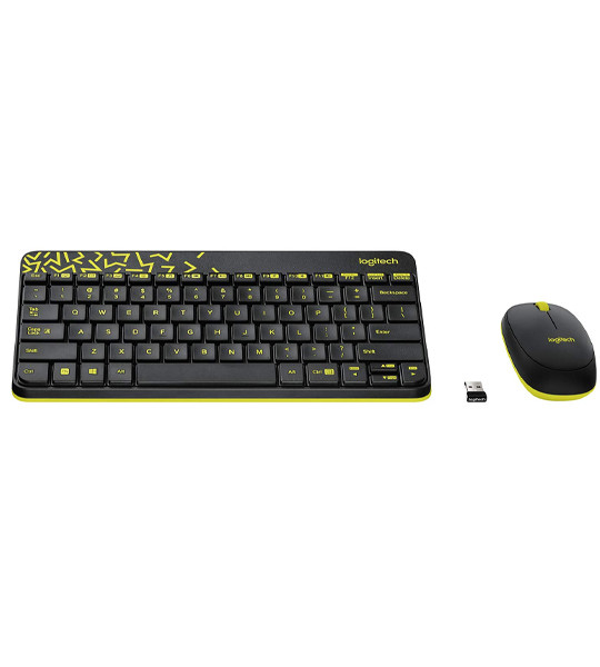 Logitech MK240 Nano Wireless USB Keyboard and Mouse Set