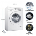 Samsung 6.0 Kg Inverter 5 Star Fully-Automatic Front Loading Washing Machine