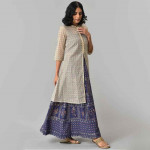 "Women Printed Choli With Elasticated Skirt and Jacket "