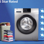 Haier Fully Automatic Washing Machine with Muscular Drum, LED Display (HW65-10829TNZP, Titanium Grey)