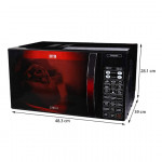 IFB 23 L Convection Microwave Oven (23BC4, Black with Floral Design, With Starter Kit)