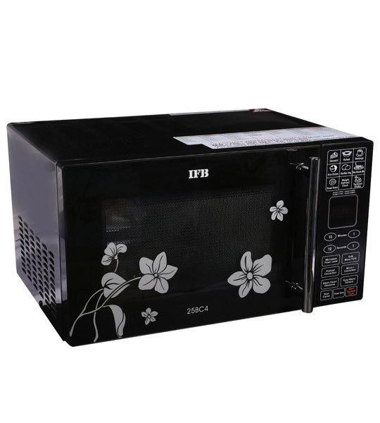 IFB 25 L Convection Microwave Oven (25BC4, Black, Floral Design, With Starter Kit)