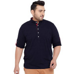 Bigbanana Plus Size Men's Henley T-Shirt