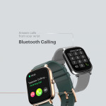 Black ColorFit Icon Buzz Bluetooth Calling Smart Watch with Voice Assistance