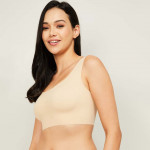 Solid Padded Non-Wired Sports Bra