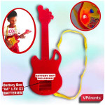 Music plastic Learning to Play Guitar Musical Toy Musical Button Guitar Toy