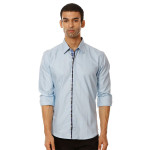 Men Blue Casual Shirt