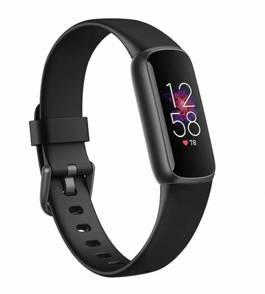 Black Luxe Lunar Sleep Tracking Stress & Heart Rate Fitness Band