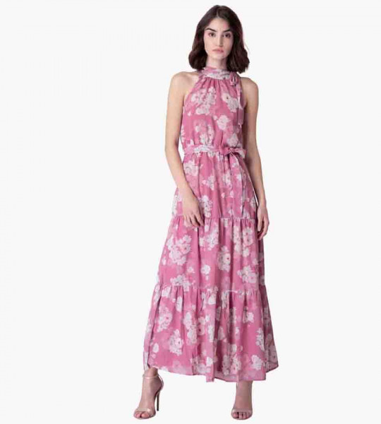 Women Floral Print Maxi Dress