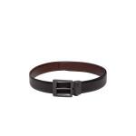 Men Black Solid Belt