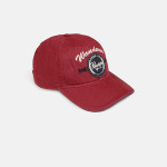 Unisex Maroon Embroidered Baseball Cap