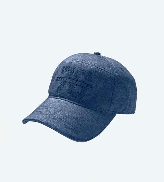 Men Navy Blue Visor Cap