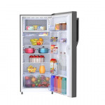 Haier 190 L 4 Star Single Door Refrigerator (HED-204DS-P, Dazzle Steel,2023 Model)