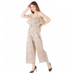 Sleeveless Printed Full Leg Jumpsuit