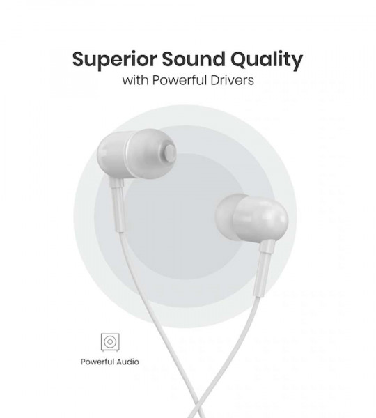 White Solid Type-C Headphones