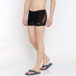 Men Black Solid Swim Shorts